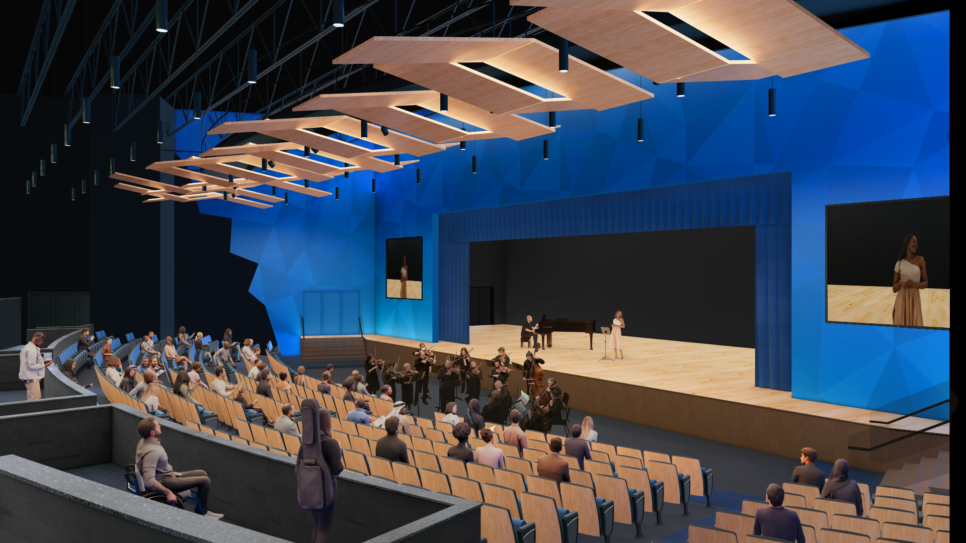 SSHS Auditorium rendering