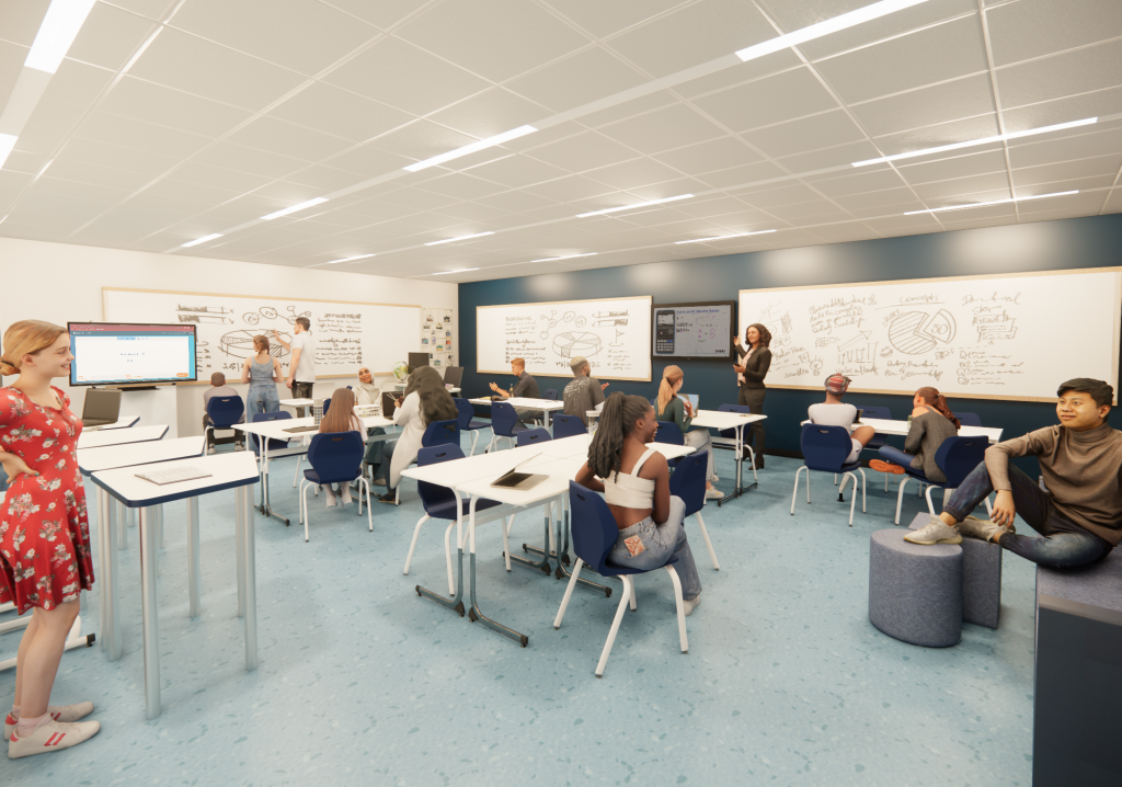 renovated classrooms