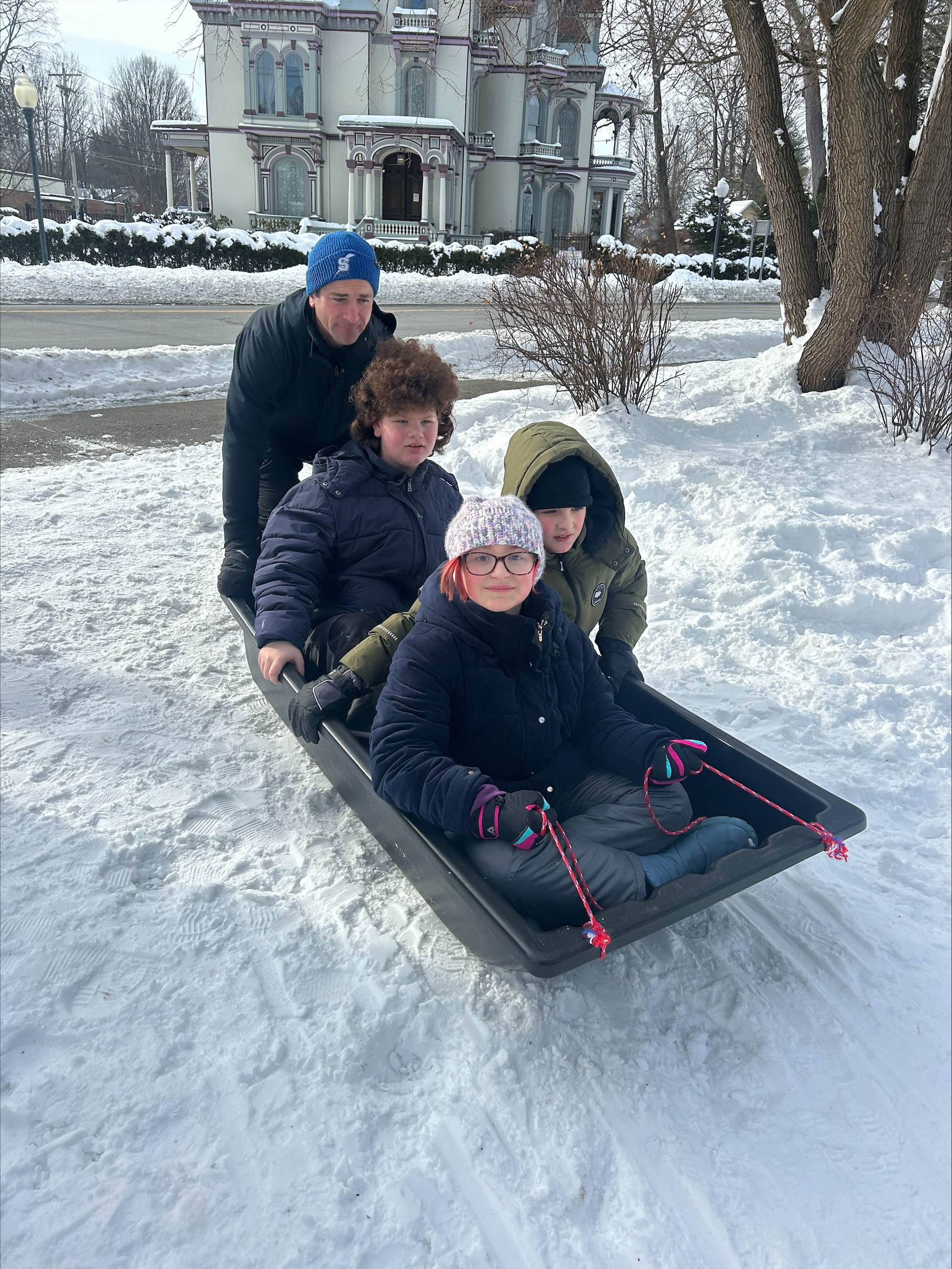 sledding